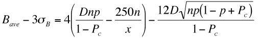 パチンコの収支の下限計算式
